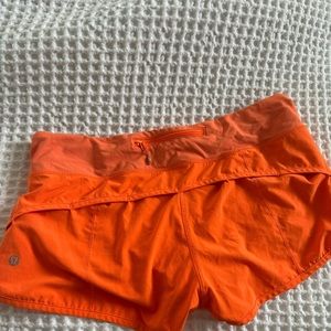 Lululemon speed shorts